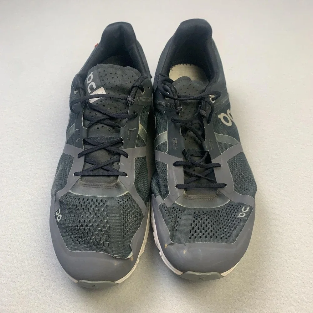 On Running Shoes Mens Size 14 Black Mesh CloudTec Running Athletic Sneakers